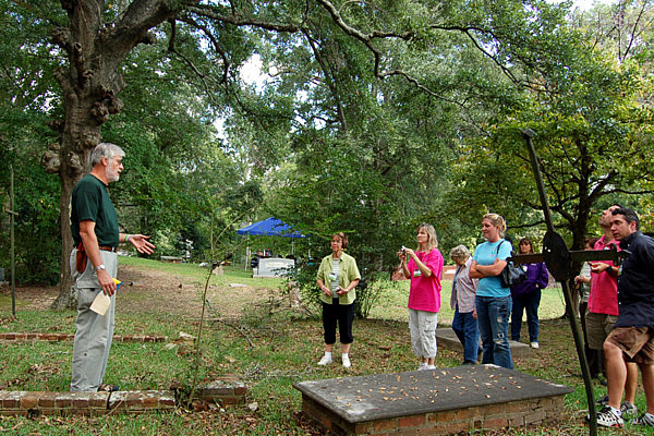 The historic American Cemetery, located within Natchitoches, Louisiana's National Historic Landmark District